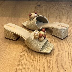 Sam Edelman Woven Kitten Heels 7.5